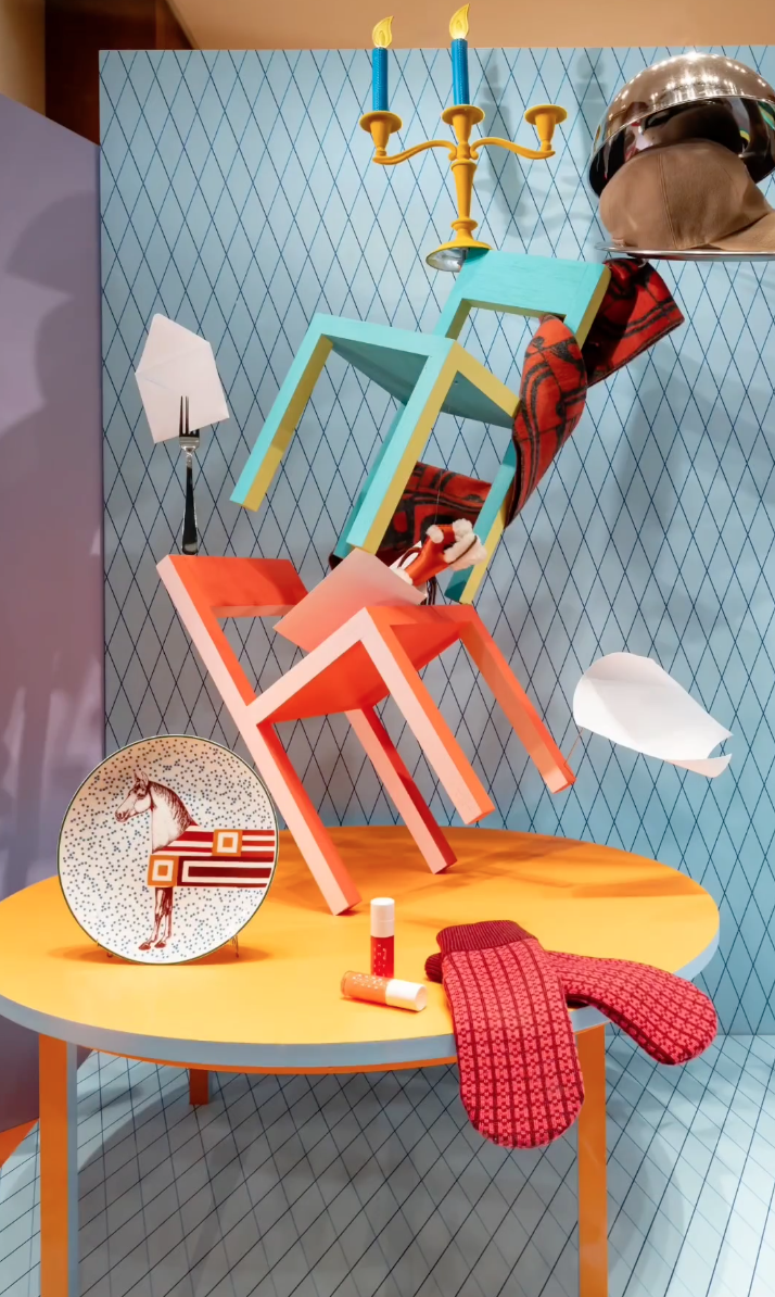 Hermès windows for Studio Visser &&nbsp;Meijwaard